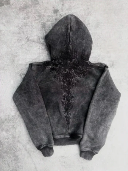 "Half a Million" Embroidered Hoodie (Black)