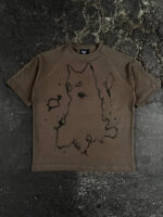 “Cat” T-Shirt (Coffee)