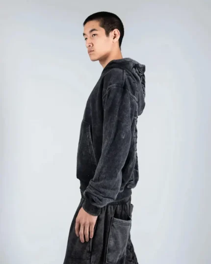 “Ghoul” HOODIE (Washed Black)