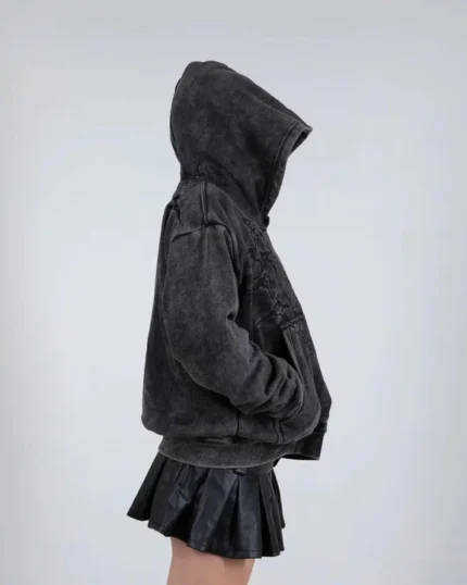 "Half a Million" Embroidered Hoodie (Black)